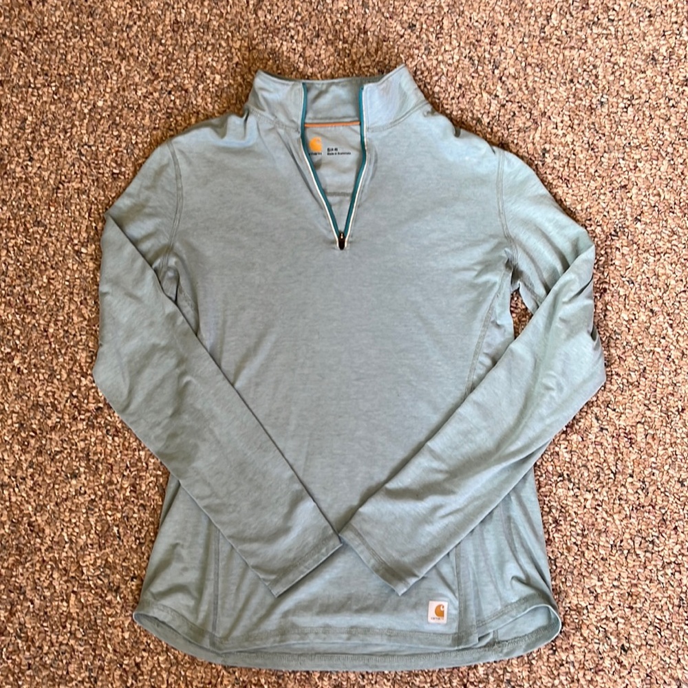 Women’s Carhartt Blue 1/4 Zip Up Size S